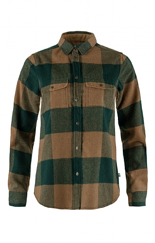 Ladies Fjallraven Canada Shirt, Deep Patina