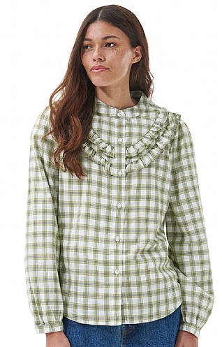 Ladies Barbour Mersea Shirt, Cloud Check