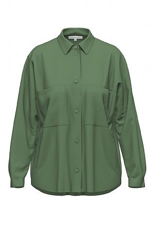 Ladies Erfo Long Sleeved Overshirt - Green, Green
