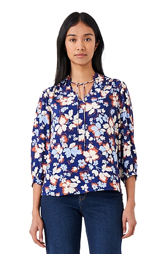 Ladies Crew Clothing Kayla Blouse, Aiden Print