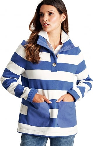 Ladies Joules Serena Sweater, Blue Stripe