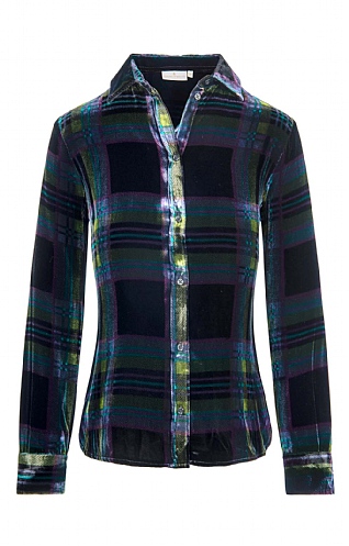 Tartan Velvet Shirt