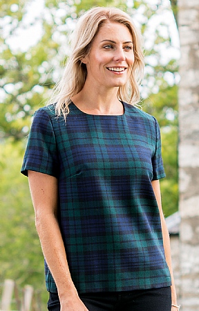 Ladies Plaid T-Shirt