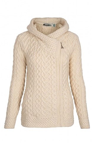 Aran Hooded Zip Jacket