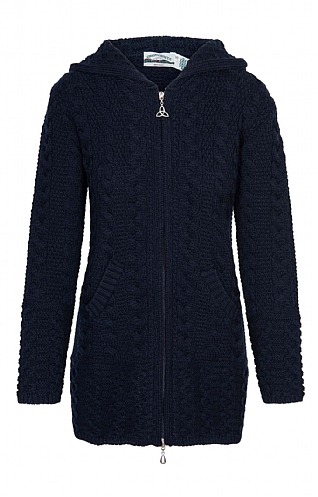 Aran cheap hooded coat