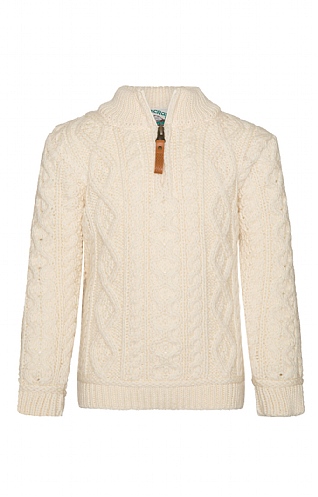 Child's Aran T-Zip