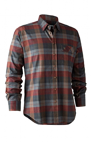 Deerhunter Brushed Cotton Shirt, Red Check
