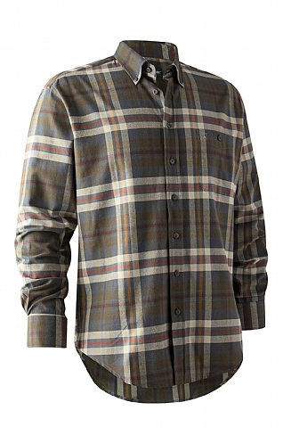 Deerhunter Brushed Cotton Shirt, Yellow Check