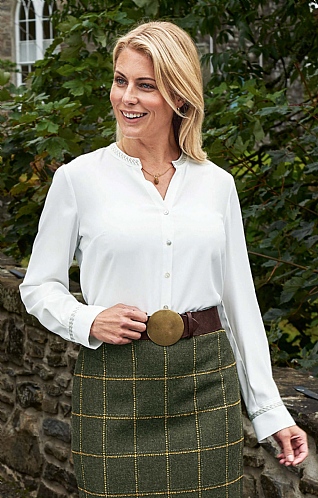 Trimmed Blouse