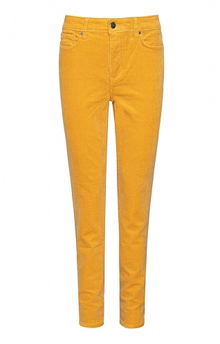 Ladies NYDJ Sheri Slim Cord Jeans - Gold