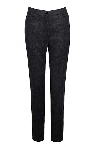 Ladies Gardeur Kayla Glencheck Trousers, Grey