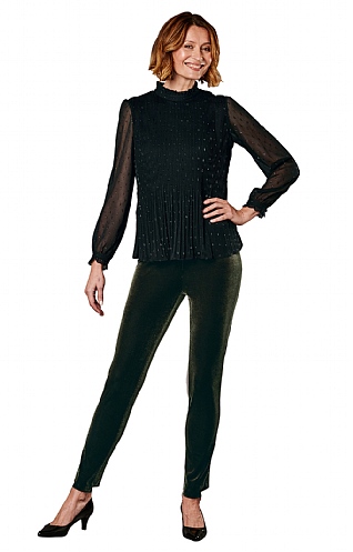 Velvet Pull-On Trousers