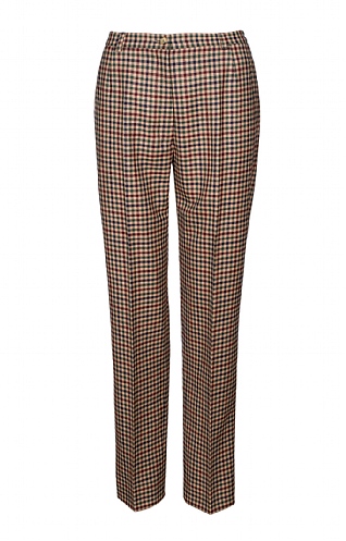Ladies Plaid Trousers