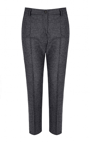 Cropped Flannel Trousers