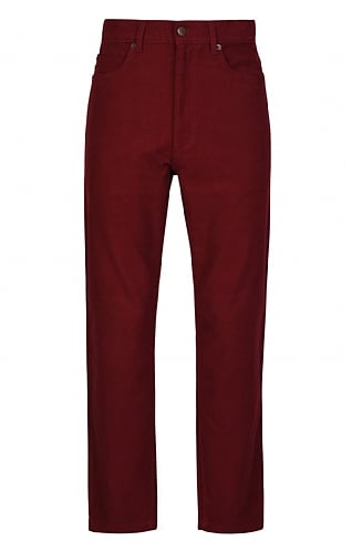 Dolby Moleskin Jeans, Ruby Red