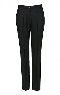 House of Bruar Ladies Classic Wool Trousers - Black