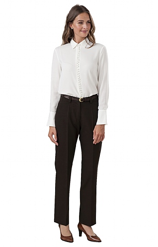 House of Bruar Ladies Classic Wool Blend Trousers