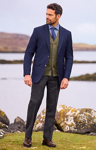 Men’s Wool Flannel Trousers