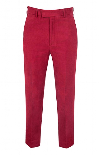 House of Bruar Moleskin Trousers - Garnet red, Garnet