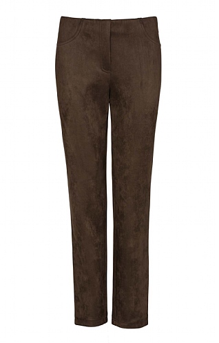 Faux Suede Stretch Pull-Ons