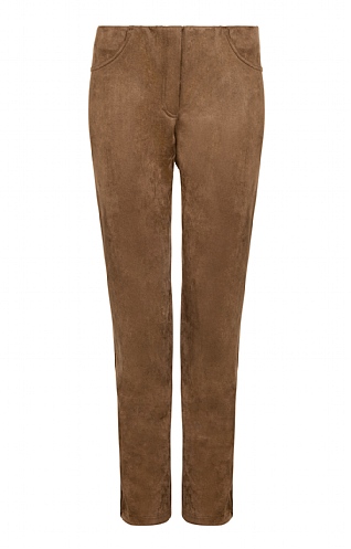 Faux Suede Stretch Pull-Ons