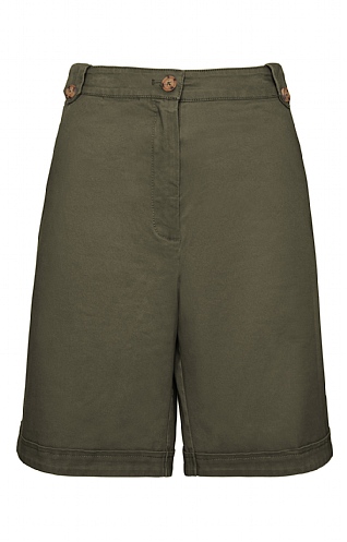 House of Bruar Ladies Chino Shorts - Olive, Olive