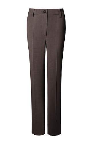 Ladies Gardeur Wool Blend Trousers, Taupe