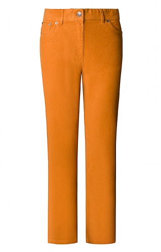 House of Bruar Ladies Moleskin Jeans, Ochre