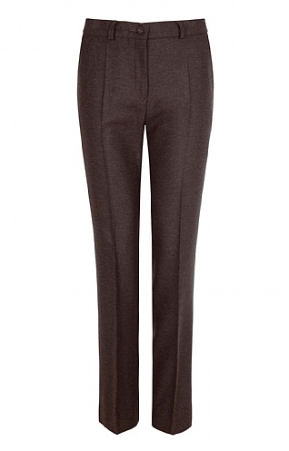 House of Bruar Ladies Classic Flannel Wool Trousers