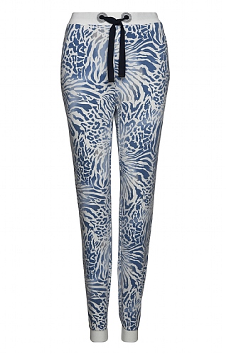 Lebek Ladies Animal Print Joggers