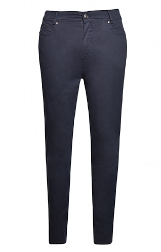 Ladies Anna Montana Chino Jean - Navy Blue