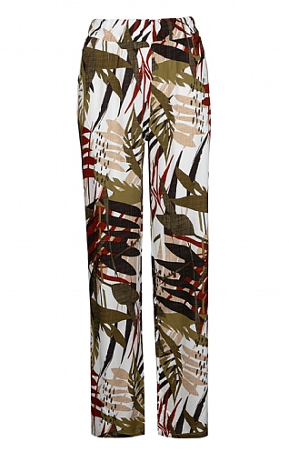 House Of Bruar Ladies Leaf Print Trousers