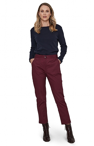 Ladies Adini Iris Trousers, Plum