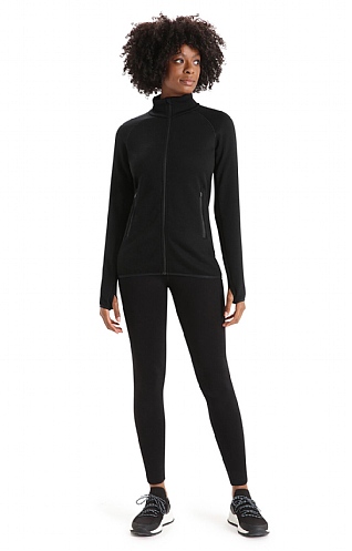 Ladies Icebreaker Oasis 260 Tech Leggings - Black, Black