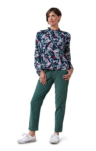 Ladies Lily & Me Brookend Trousers, Sage Green