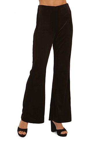 Ladies Pomodoro Velvet Trousers - Black, Black