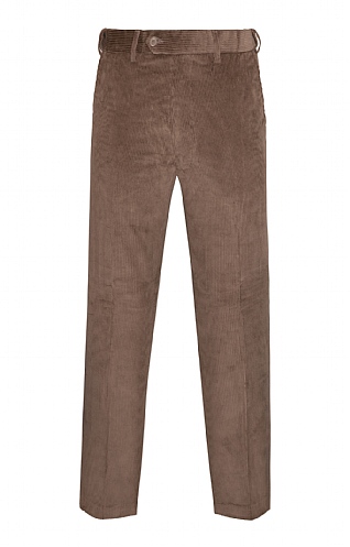 House Of Bruar Mens Cord Trousers - Beige, Beige