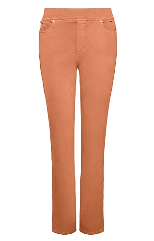 Anna Montana Ladies Denim Pull Ons, Mandarine