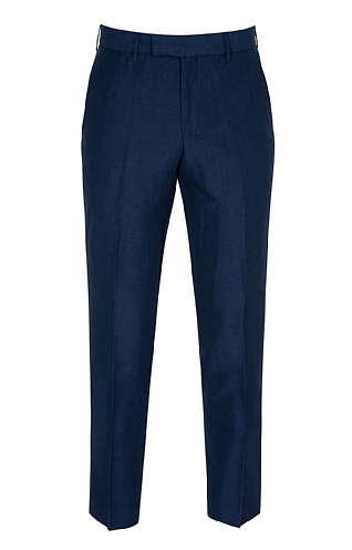 Modern Fit Linen/Cotton Trousers