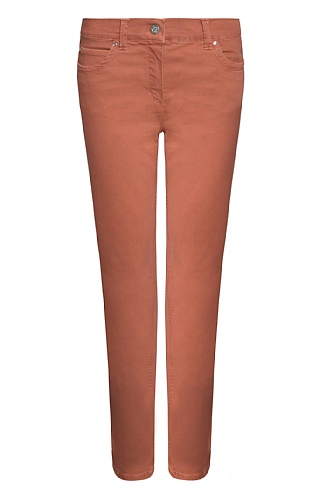 Ladies Anna Montana Magic Stretch Jeans, Terracotta