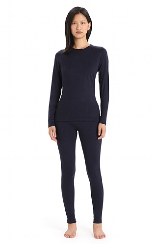 Ladies Icebreaker Oasis Leggings - Navy Blue, Navy