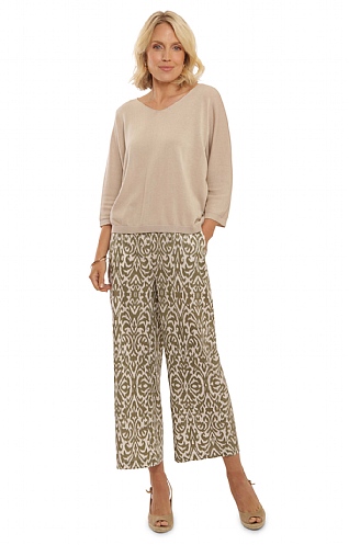 Ladies Pomodoro Ethnic Culottes