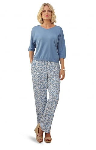 Ladies Pomodoro Buttercup Trousers, Chambray