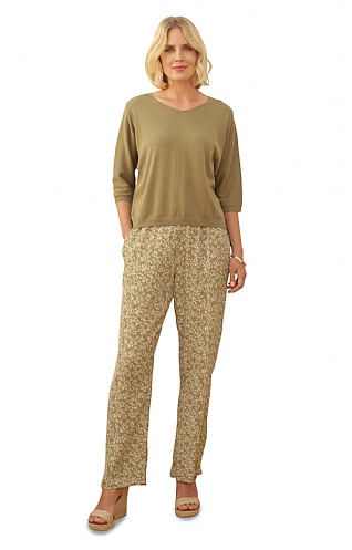 Ladies Pomodoro Buttercup Trousers, Khaki