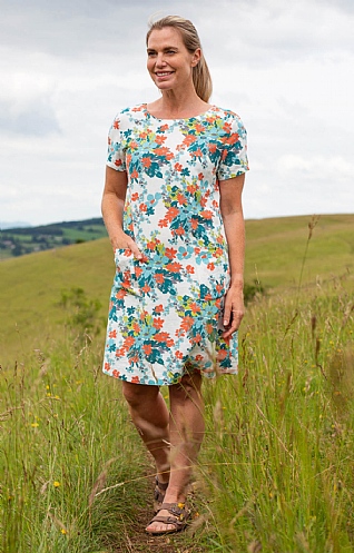 Ladies Lily & Me Shift Pocket Dress