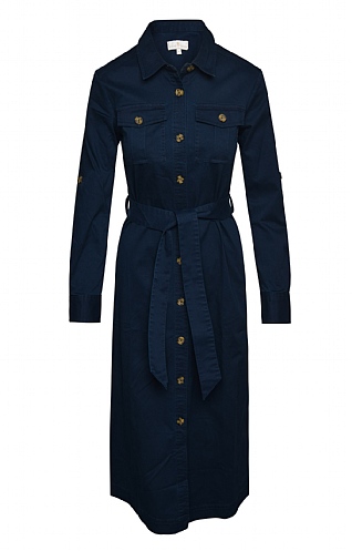 House of Bruar Ladies Chino Dress - Navy Blue, Navy