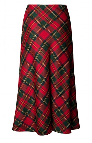 Plaid midi skirt for sale online