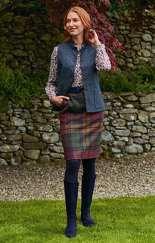 Ladies Classic Tweed Skirt