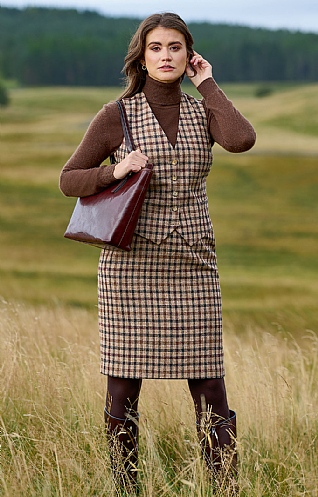 House of Bruar Ladies Classic Tweed Skirt