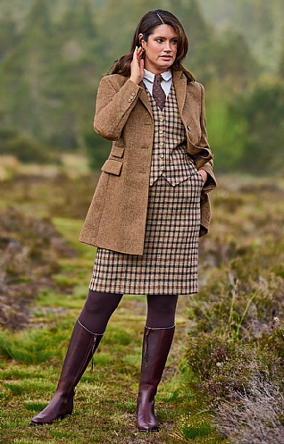 Ladies Classic Tweed Skirt